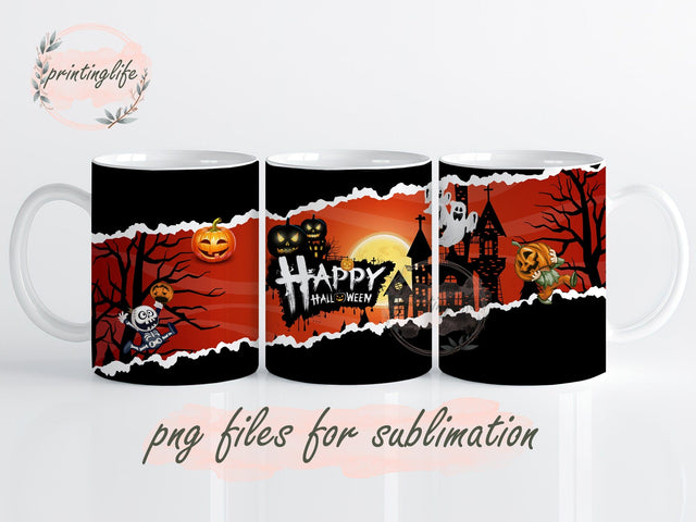 Halloween Spooky Mama Mug Wrap, Halloween Mama Press Sublimation Png, mom Sublimation Designs Sublimation PrintingLife 