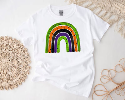 Halloween Spooky Rainbow With Spider Webs PNG file, Halloween Rainbows design, Halloween Sublimation, Designs Downloads Sublimation BouDesign 
