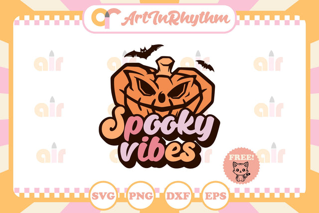 Halloween Spooky Vibes svg SVG Artinrhythm shop 