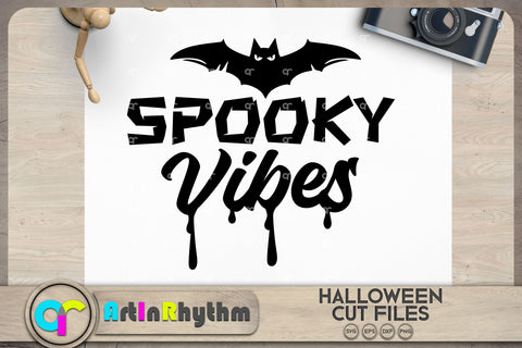 Halloween spooky vibes SVG SVG Artinrhythm shop 