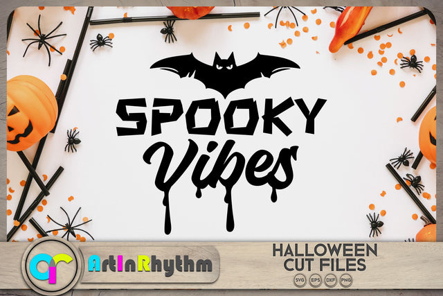 Halloween spooky vibes SVG SVG Artinrhythm shop 