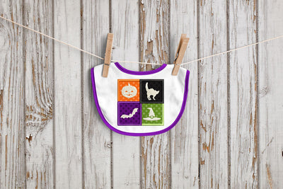 Halloween Squares Applique Embroidery Design Embroidery/Applique Designed by Geeks 