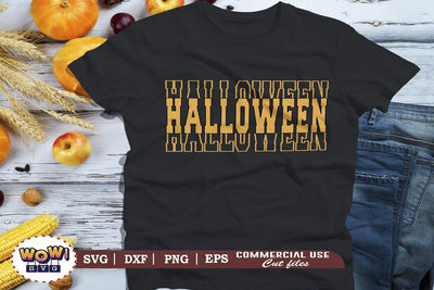 Halloween stacked text svg, Halloween cutting file, 31st october svg, Halloween svg, Halloween cricut files, halloween sign svg, SVG DXF PNG SVG Wowsvgstudio 