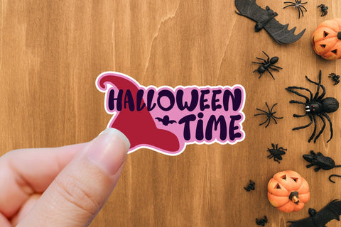 Halloween Sticker PNG - Halloween Time Sublimation CraftLabSVG 