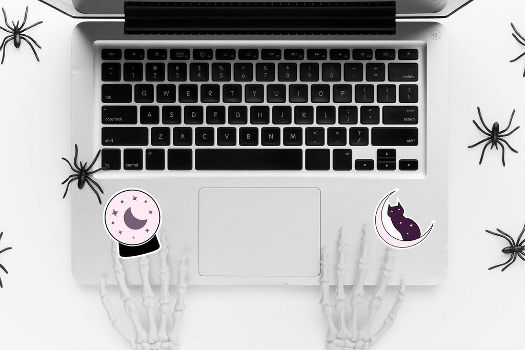 Halloween sticker witchy stickers bundle - So Fontsy