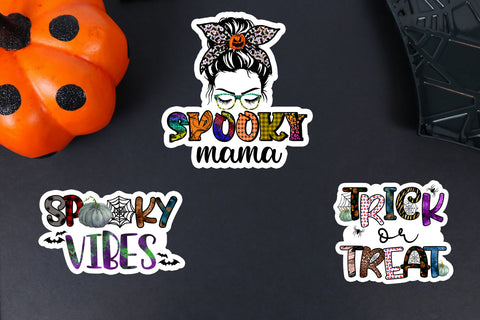 Halloween Stickers Bundle I Printable Halloween Stickers SVG Happy Printables Club 