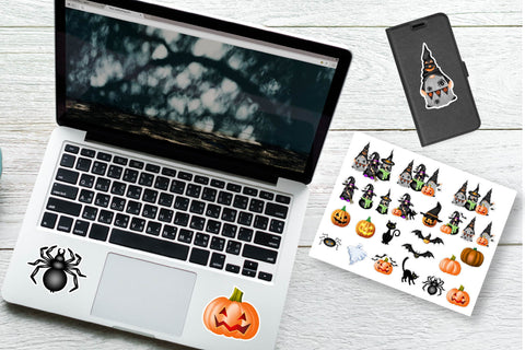 Halloween Stickers Sketch DESIGN Yuliya 