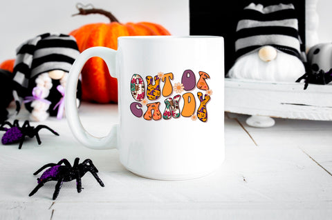 Halloween Sublimation Bundle, Cute Retro Halloween PNG Bundle SVG Shetara Begum 