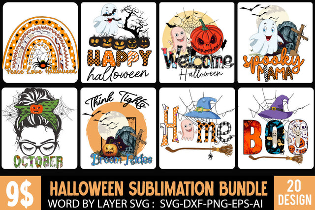 Halloween Sublimation Bundle, Halloween Cut File Bundle, Halloween SVG bundle, Halloween quote SVG Set , Halloween Cut File Bundle, Halloween SVG bundle, Halloween quote SVG Set, Halloween Svg Bundle, Happy Halloween, Halloween Cut Files Sublimation BlackCatsMedia 