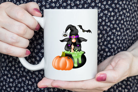 Halloween Sublimation Bundle, Halloween Gnomes Clipart Sublimation Yuliya 