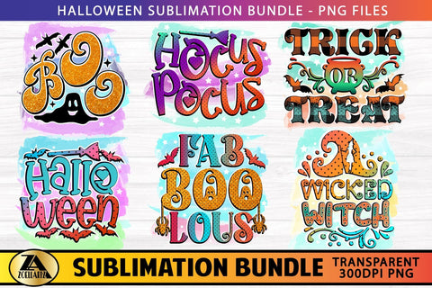 Halloween Sublimation Bundle Halloween PNG for Sublimation SVG zoellartz 