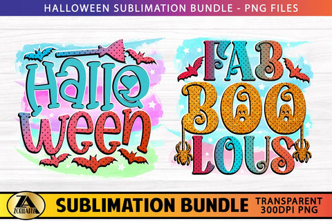 Halloween Sublimation Bundle Halloween PNG for Sublimation SVG zoellartz 