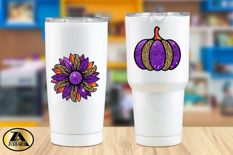 Halloween Sublimation Bundle Leopard Print Sunflower Pumpkin PNG SVG zoellartz 