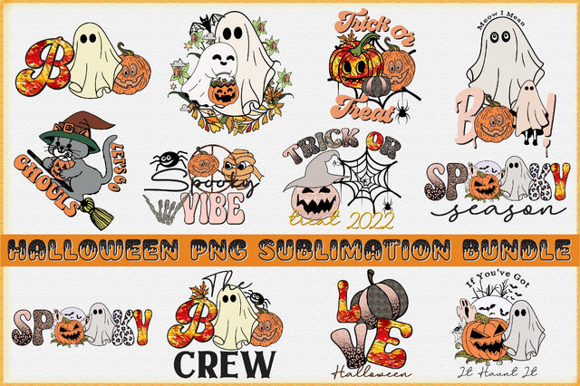 Halloween Sublimation Bundle Sublimation Creativeart88 