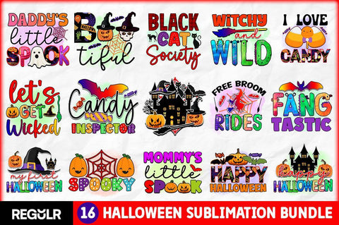 Halloween Sublimation Bundle Sublimation Regulrcrative 
