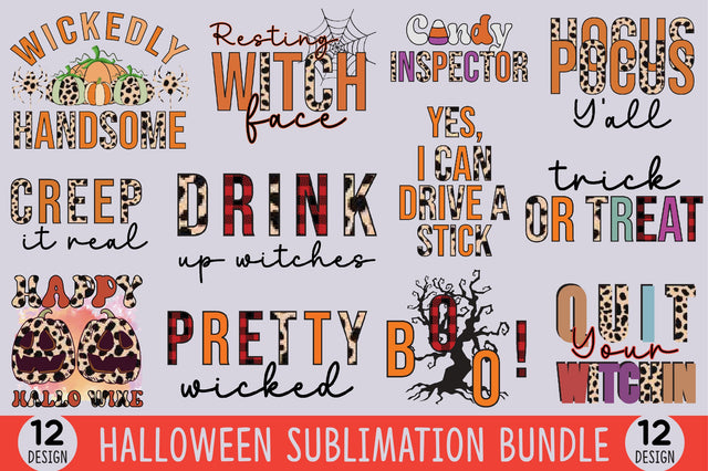 Halloween Sublimation Bundle Sublimation SVGista 