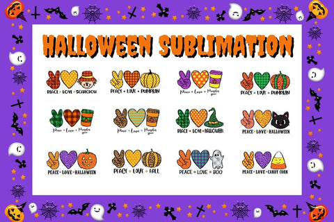 Halloween Sublimation Bundle Sublimation SvgOcean 