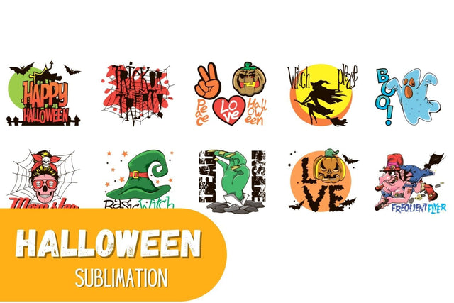 Halloween Sublimation Bundle Sublimation SvgOcean 