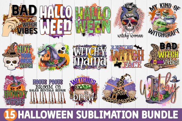 Halloween Sublimation Bundle SVG Regulrcrative 