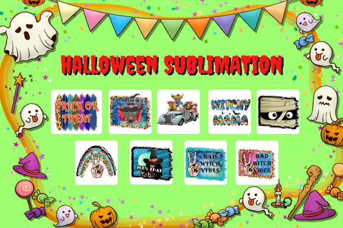 Halloween Sublimation Bundle vol.2 Sublimation SvgOcean 