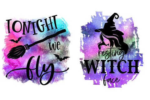 Halloween Sublimation Bundle | Witch PNG Bundle Sublimation B Renee Design 