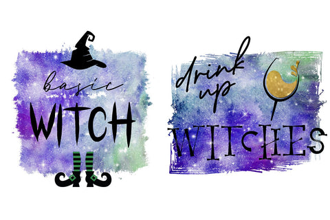 Halloween Sublimation Bundle | Witch PNG Bundle Sublimation B Renee Design 