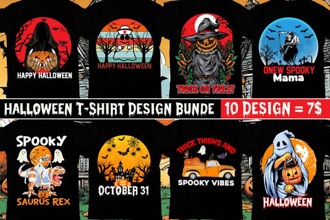 Halloween Sublimation Bundle,Halloween SVG Bundle Quotes,20 Halloween SVG Cut File, Halloween SVG Cut File, Halloween Clipart, Trick or Treat SVG Bundle, Halloween PNG Bundle Sublimation BlackCatsMedia 