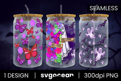 Halloween Sublimation Design | 16 Oz Libbey Glass Sublimation SvgOcean 