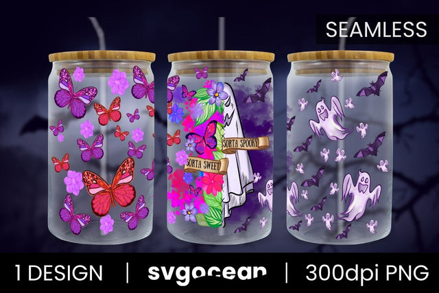 Halloween Sublimation Design | 16 Oz Libbey Glass Sublimation SvgOcean 