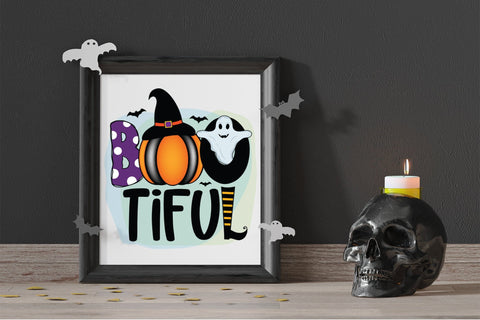 Halloween Sublimation Design | Boo-Tiful PNG Sublimation CraftLabSVG 
