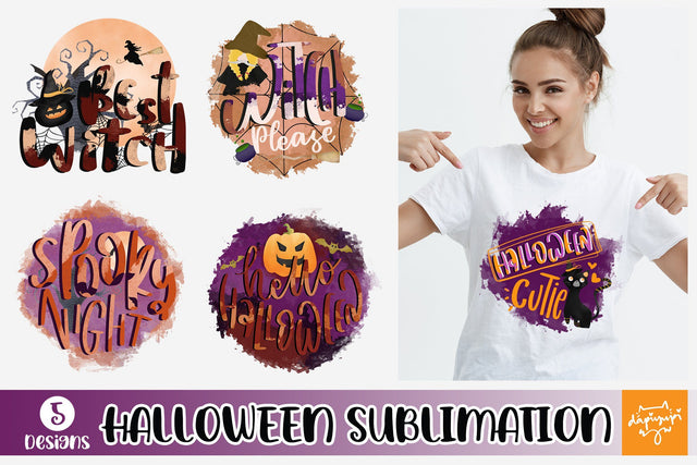 Halloween Sublimation Design Bundle Sublimation dapiyupi store 