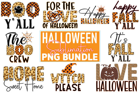 Halloween Sublimation Design Bundle SVG CraftingStudio 