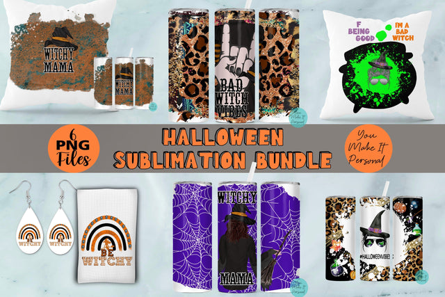 Halloween Sublimation Design Bundle! SVG You Make It Personal 