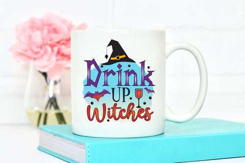 Halloween Sublimation Design | Drink up Witches Sublimation CraftLabSVG 