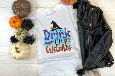 Halloween Sublimation Design | Drink up Witches Sublimation CraftLabSVG 