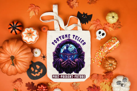 Halloween Sublimation Design - Fortune Teller Sublimation CraftLabSVG 