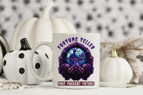 Halloween Sublimation Design - Fortune Teller Sublimation CraftLabSVG 