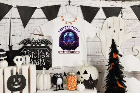 Halloween Sublimation Design - Fortune Teller Sublimation CraftLabSVG 