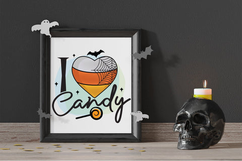 Halloween Sublimation Design | I Love Candy Sublimation CraftLabSVG 
