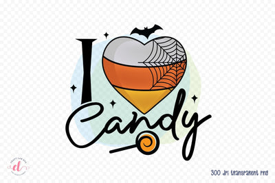 Halloween Sublimation Design | I Love Candy Sublimation CraftLabSVG 