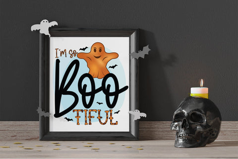 Halloween Sublimation Design - I'm So Boo Tiful Sublimation CraftLabSVG 