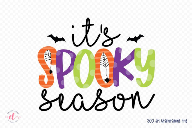 Halloween Sublimation Design, It's Spooky Season Sublimation CraftLabSVG 