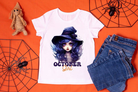 Halloween Sublimation Design | October Girl Sublimation CraftLabSVG 