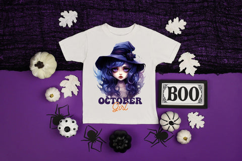 Halloween Sublimation Design | October Girl Sublimation CraftLabSVG 