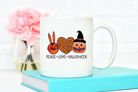 Halloween Sublimation Design | Peace Love Halloween Sublimation CraftLabSVG 