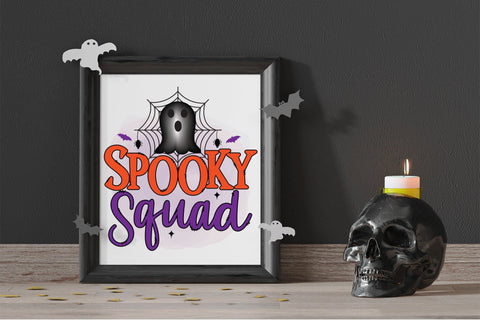 Halloween Sublimation Design, Spooky Squad Sublimation CraftLabSVG 