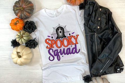 Halloween Sublimation Design, Spooky Squad Sublimation CraftLabSVG 