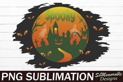Halloween Sublimation, Halloween PNG SVG SoMemorableDesigns 