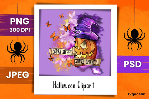 Halloween Sublimation | PNG Bundle | Sorta Sweet Sorta Spooky SVG SvgOcean 