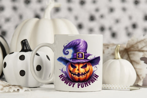 Halloween Sublimation PNG | Howdy Pumpkin Sublimation CraftLabSVG 